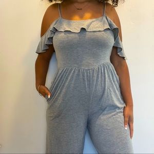 Gray jumpsuit